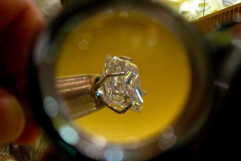 échange de diamants