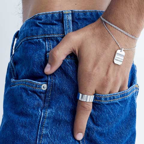 De Beers bijoux sans distinction de genre