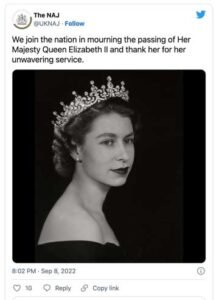 Reine Elisabeth II NAJ